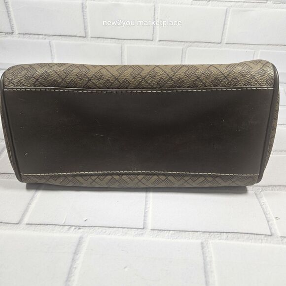 tommy hilfiger hand bag compact purse brown with black interior lightly used - Picture 6 of 16